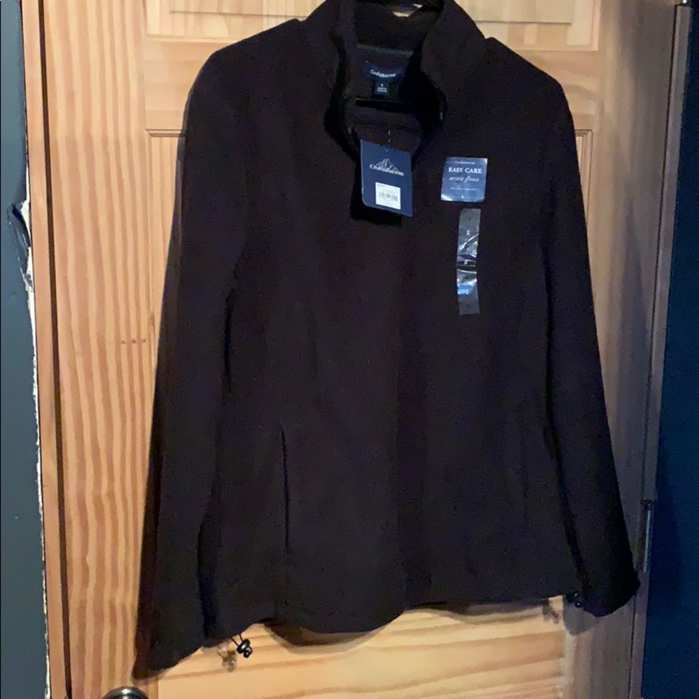 Croft & barrow small chocolate sweatshirt